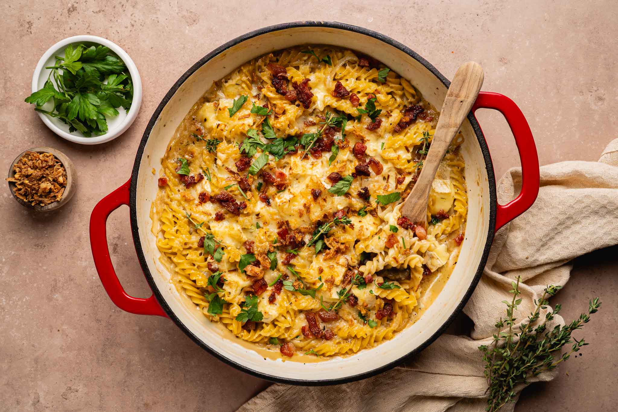 Pasta Ovenschotel Met Camembert En Guanciale2