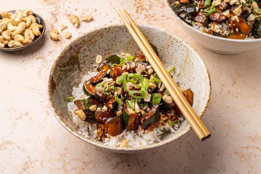 Sticky Gochujang Courgette2 Zonder Blauw