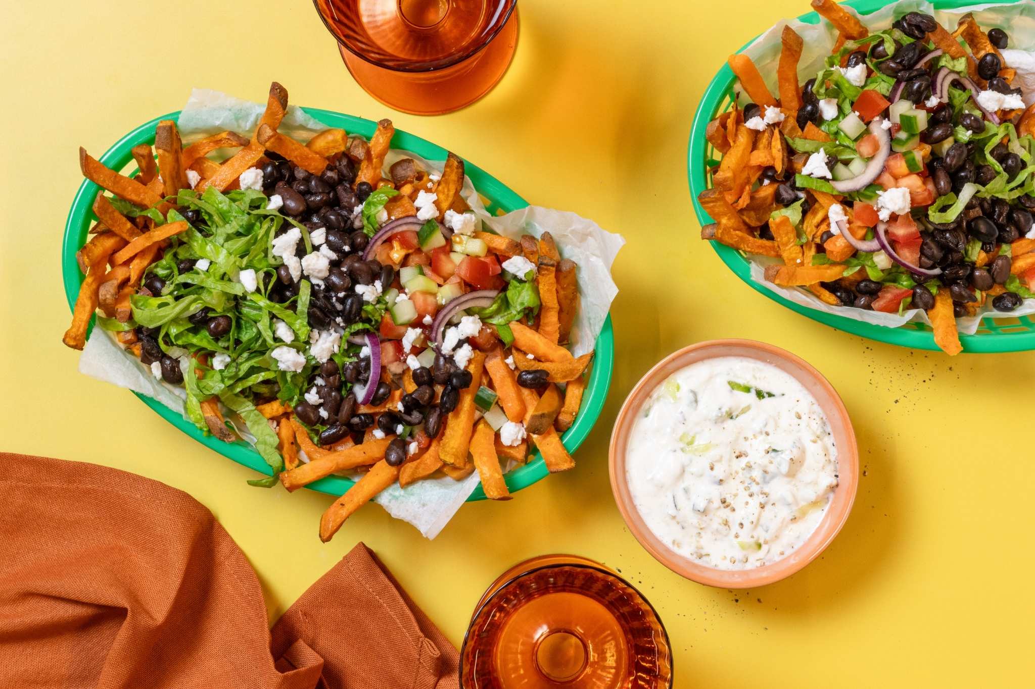 Loaded Fries Griekse Stijl