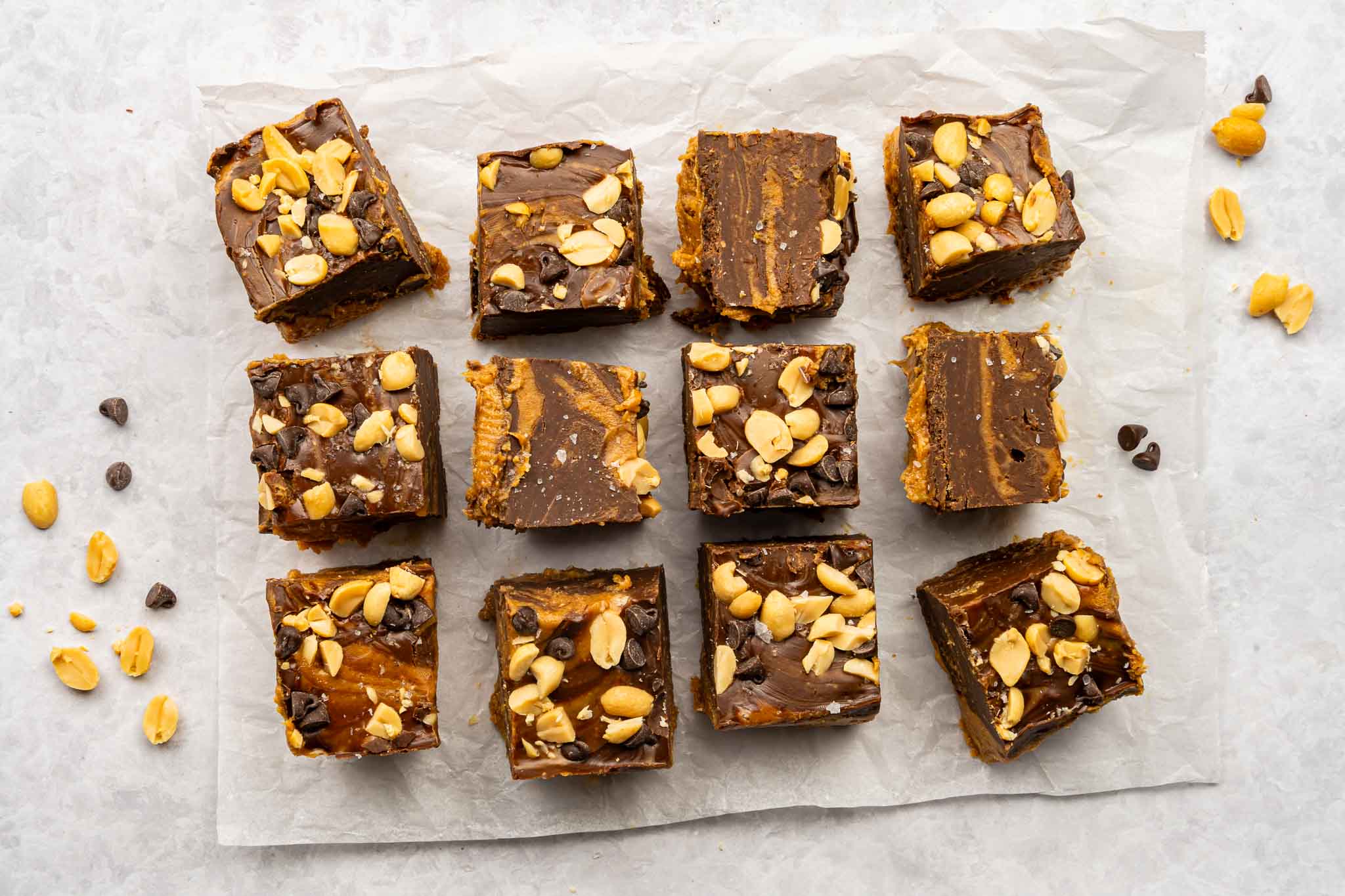 Chocolade pindakaas fudge