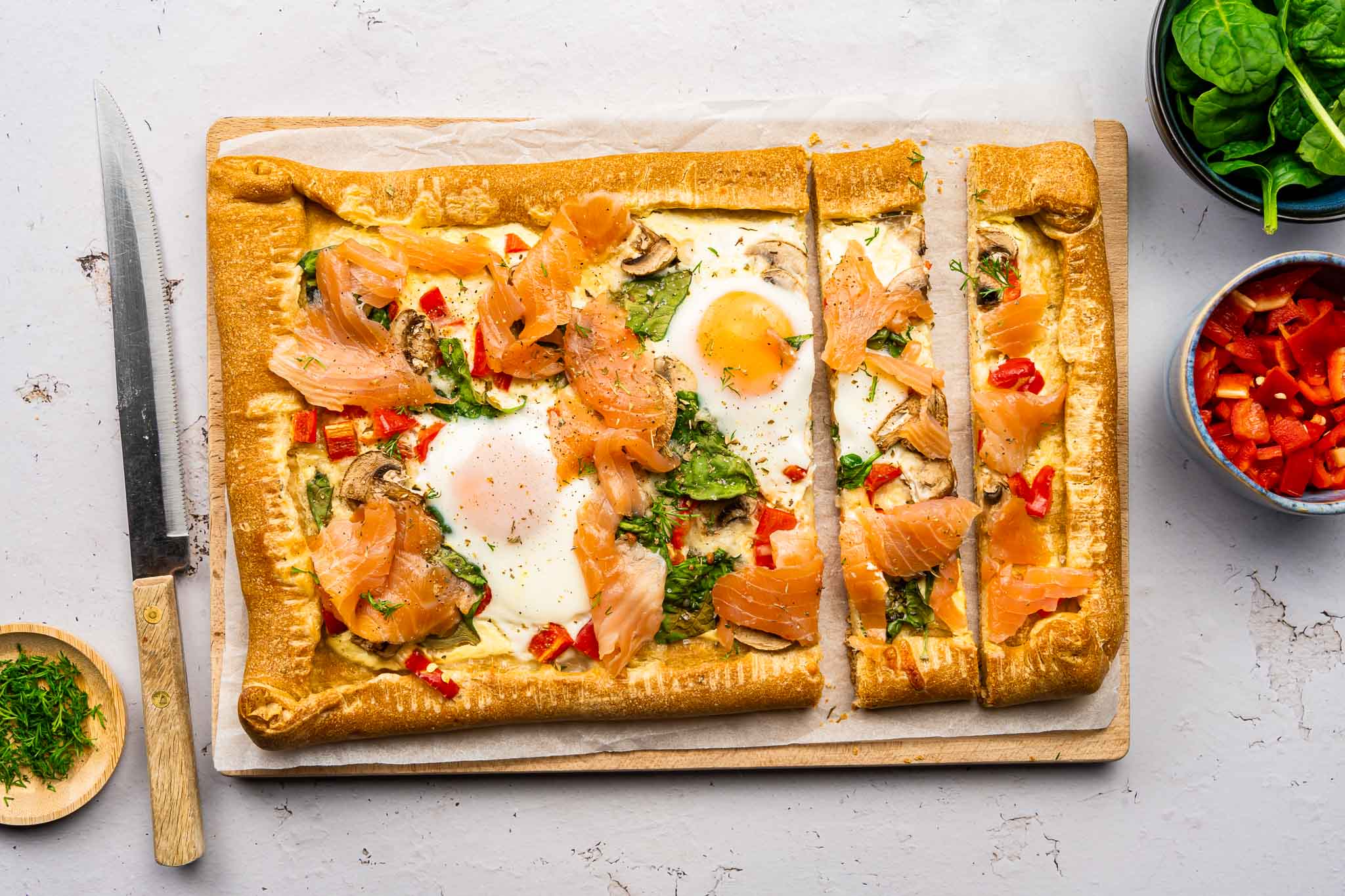 Ontbijt Pizza Met Overgebleven Groenten2