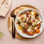 Cheesy zoete aardappel