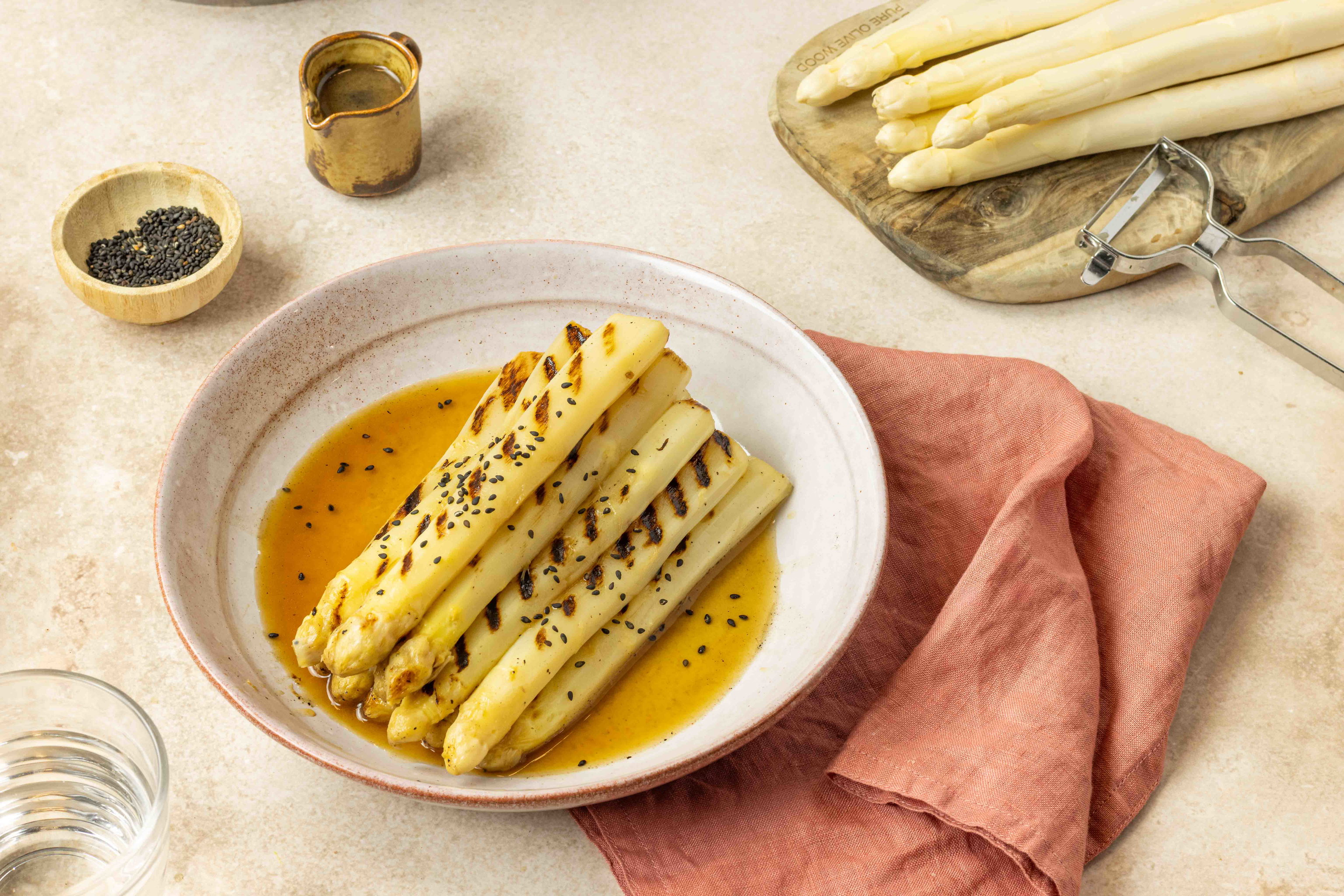 Yakibitashi Gemarineerde Asperges