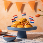 Oranje pizza balletjes