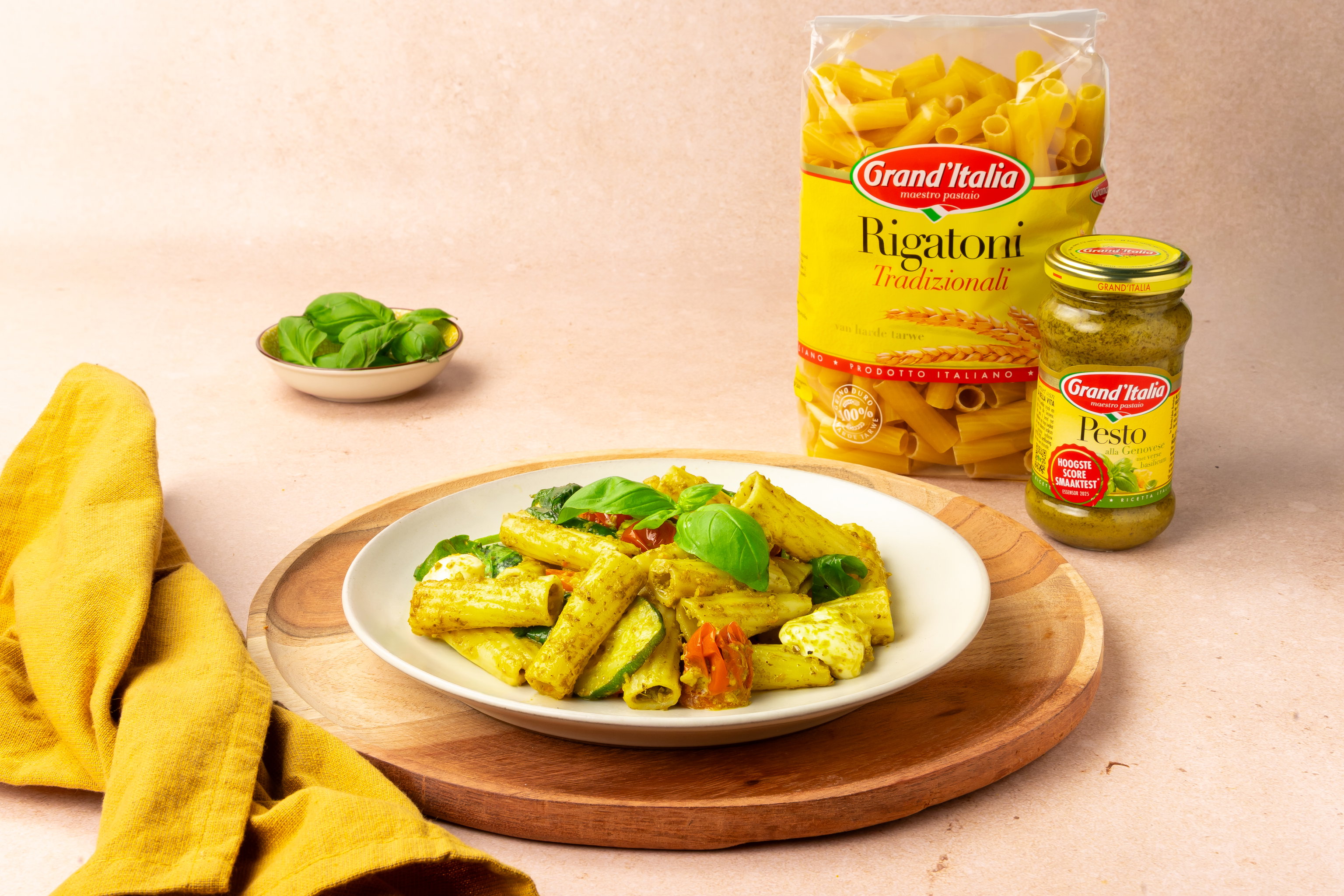 Rigatoni Met Pasta Pesto