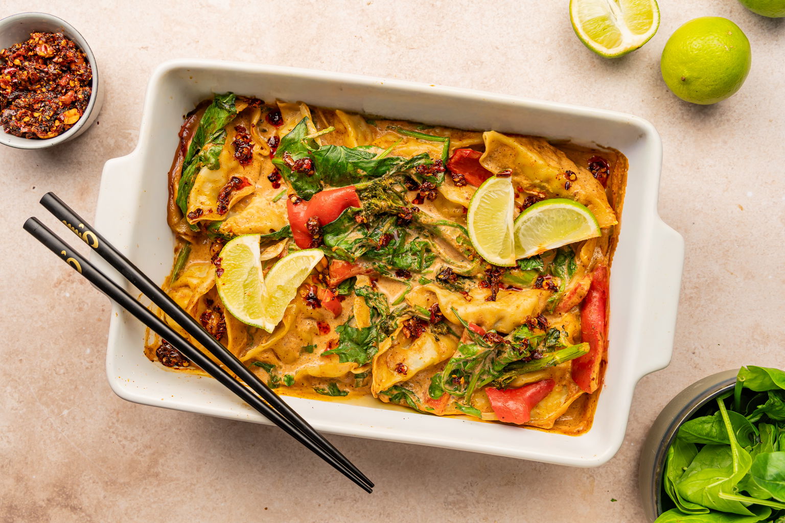 Gyoza Bake Met Bimi