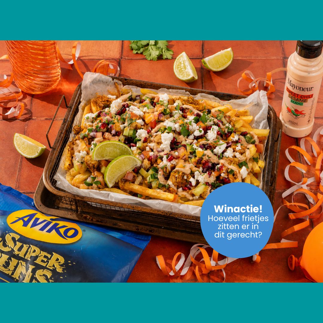 Winactie Aviko x Mayoneur loaded fries airfryer winnen
