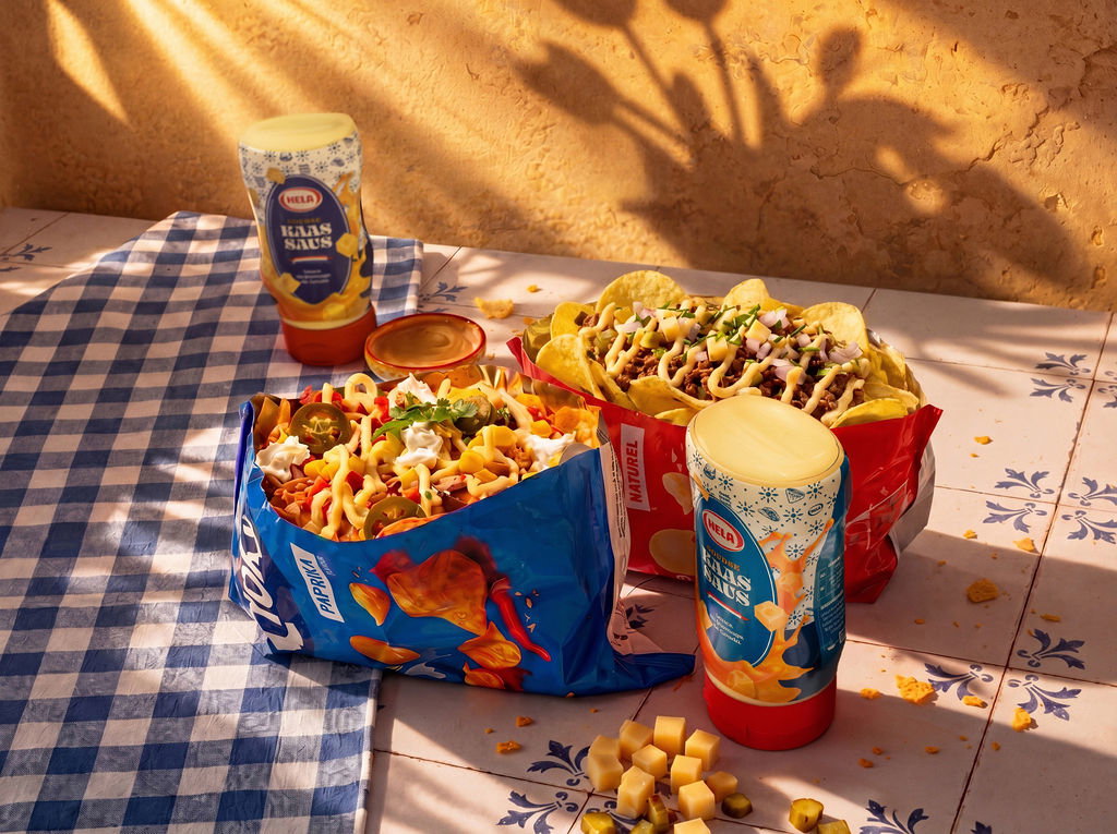 Hela Goudse Kaassaus loaded chips recept