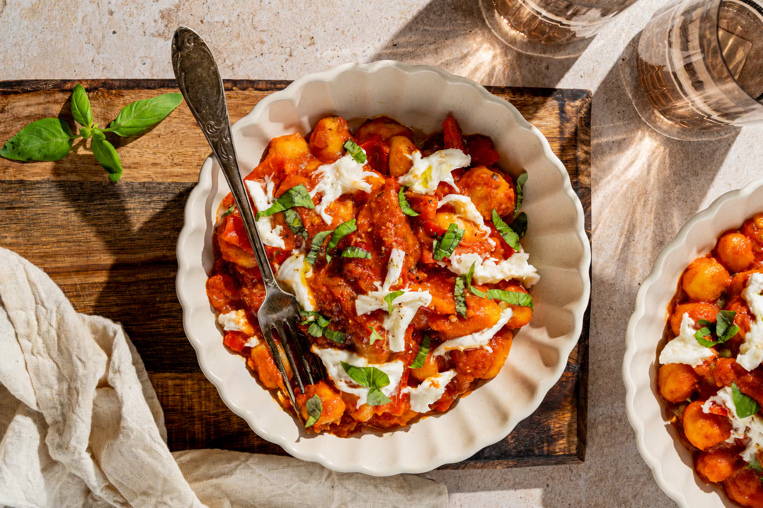 Italiaanse Gnocchi In Tomatensaus Met Mozzarella