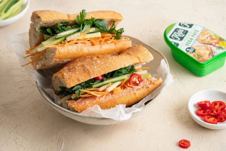 Bahn Mi met Kips vega pate