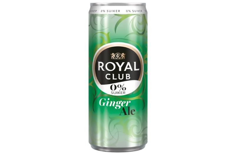 Royal Club Ginger ale 0% suiker 0,25