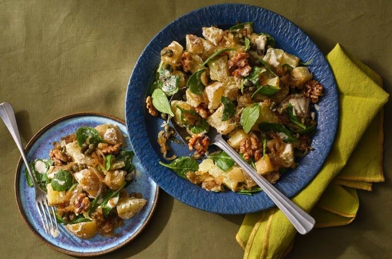 Aardappelsalade met mosterdmayo